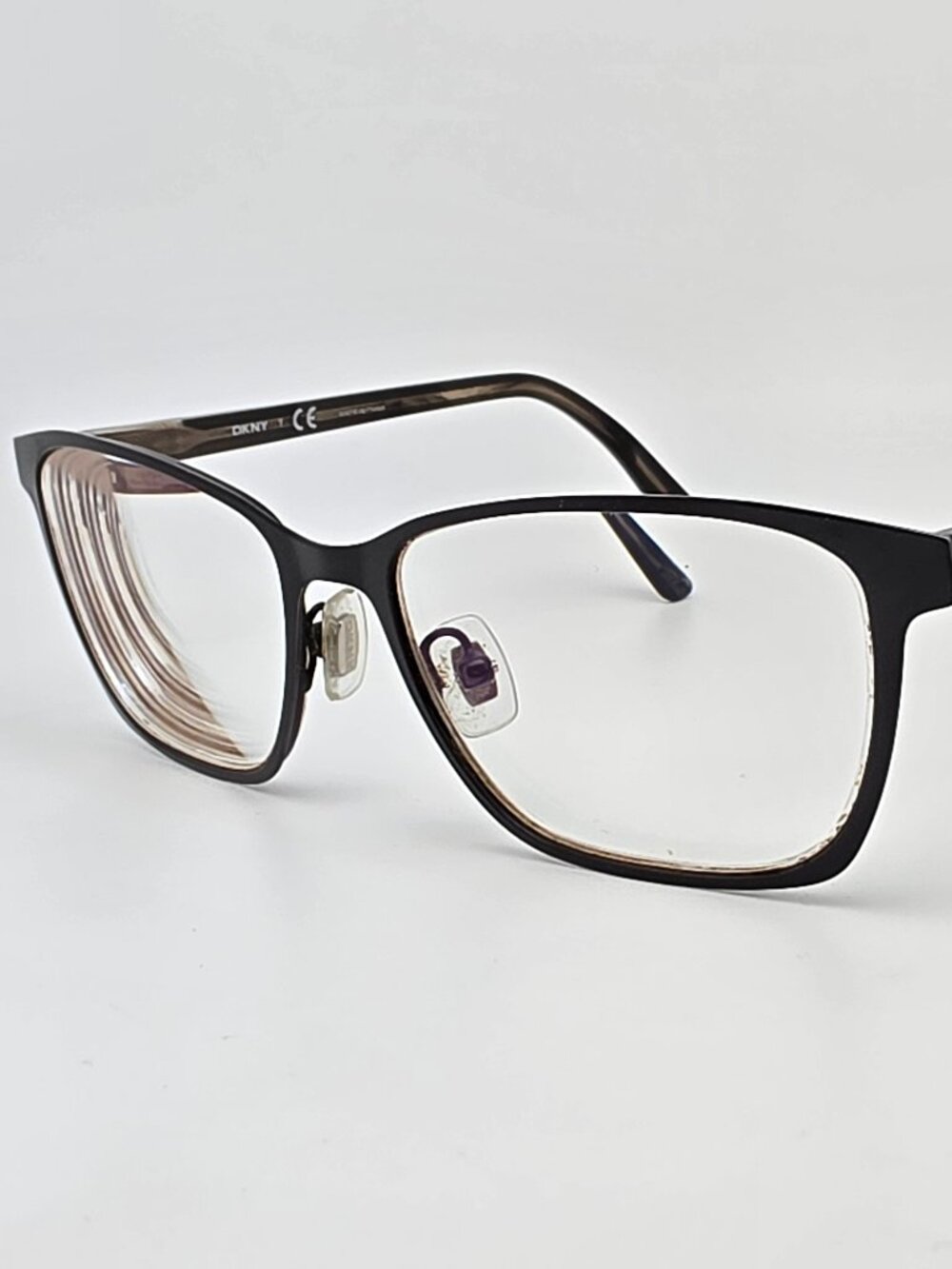 DKNY Donna Karan DY5650 1004 Black Cat Eye Eyeglasses Frame 53-16-140